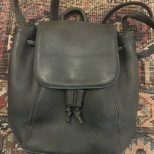 Vintage Coach Sonoma Black Leather Women's Backpack F75-4926